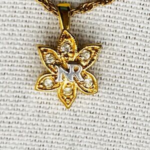 Nina Ricci Floral Pendant Necklace